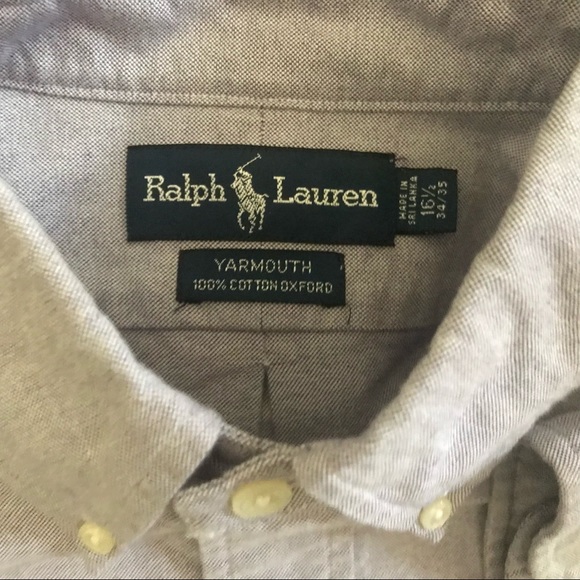 Men’s Ralph Lauren Long Sleeve Oxford Button Up Shirt - Picture 2 of 4